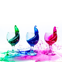 Buy canvas prints of Water Splash from Wine Glass by David Strange