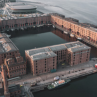 Buy canvas prints of The Royal Albert Dock by Stratus Imagery