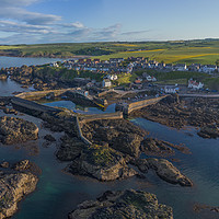 Buy canvas prints of St Abbs Harbour by Stratus Imagery