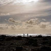 Buy canvas prints of Black Sand Beach Vik Iceland by Anthony Rosner