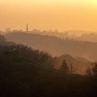 Buy canvas prints of Herefordshire Sunset by David Wall