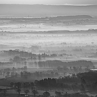 Buy canvas prints of Worcestershire sunrise by David Wall