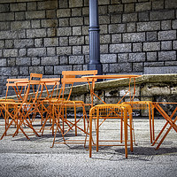 Buy canvas prints of Seating & shadows by Donna Joyce