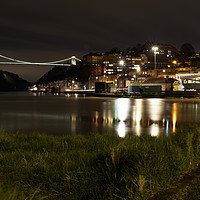 Buy canvas prints of Bristol Clifton Suspension Bridge at Night         by Neil William-Carter