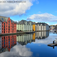 Buy canvas prints of Ålesund, Norway by Darren Kitchen
