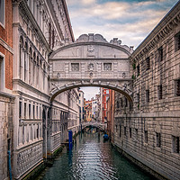 Buy canvas prints of Venice - Bridge of Sighs by Steve Thomson