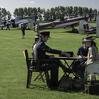 Buy canvas prints of Goodwood Revival Meeting - The Airfield by Steve Thomson