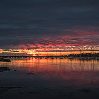 Buy canvas prints of Chichester harbour Sunset by Steve Thomson