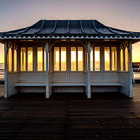 Buy canvas prints of Cromer Pier Shelter by Neal Trafankowski