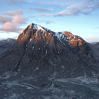 Buy canvas prints of Stob Dearg from Beinn a' Chrulaiste at sunrise by Mike Johnston