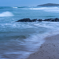 Buy canvas prints of Views across Fistral Beach at Newquay by Tony Twyman