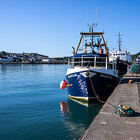 Buy canvas prints of Fishing boat moored on Bideford Quay by Tony Twyman