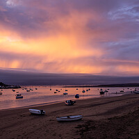 Buy canvas prints of Boats moored between Instow and Appledore by Tony Twyman