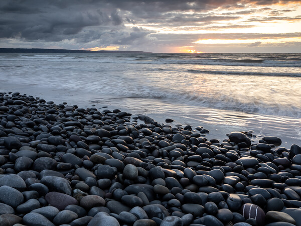 Moody sunset clouds at Westward Ho! Picture Board by Tony Twyman