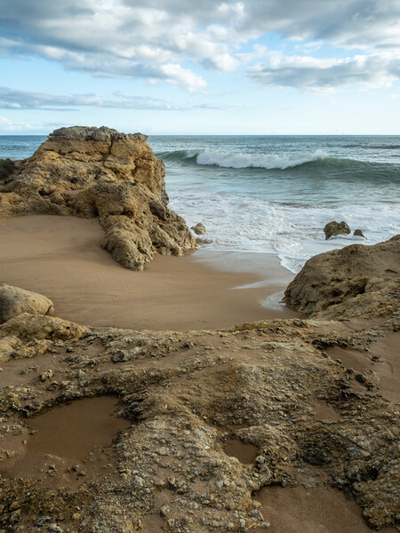 Incoming Tide at Oura Beach Picture Board by Tony Twyman