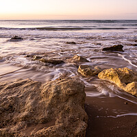 Buy canvas prints of Oura Beach Sunrise by Tony Twyman