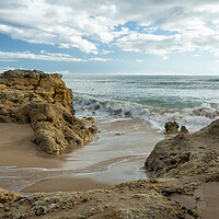 Buy canvas prints of Waves at Oura Beach by Tony Twyman