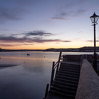 Buy canvas prints of Instow Quay sunset by Tony Twyman