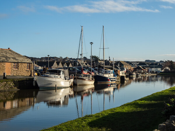 Bude Canal in Cornwall Picture Board by Tony Twyman