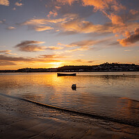 Buy canvas prints of Beautiful Sunset clouds at Appledore by Tony Twyman