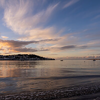 Buy canvas prints of Appledore sunset clouds by Tony Twyman