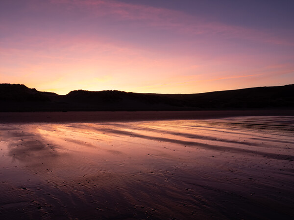 Sunrise at Croyde dunes Picture Board by Tony Twyman