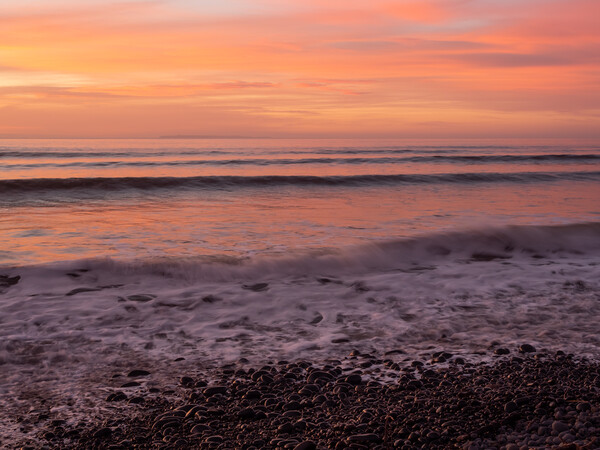 Beautiful Westward Ho! sunset Picture Board by Tony Twyman