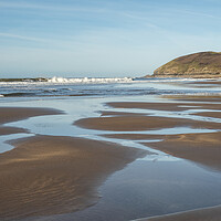 Buy canvas prints of Baggy Point from Croyde beach by Tony Twyman