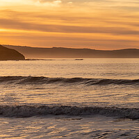 Buy canvas prints of North Devon coastal sunset by Tony Twyman