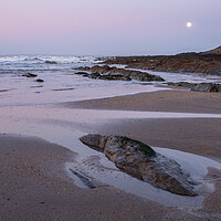Buy canvas prints of Croyde beach at Sunrise by Tony Twyman