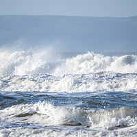 Buy canvas prints of Wild Waves at Croyde by Tony Twyman