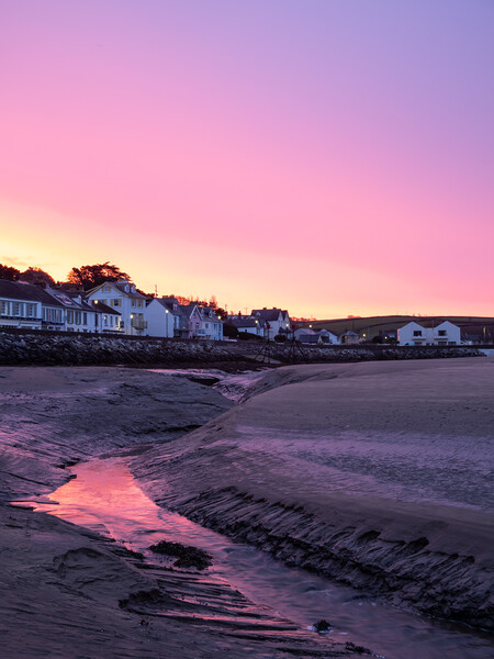 Instow sunrise at Low tide Picture Board by Tony Twyman