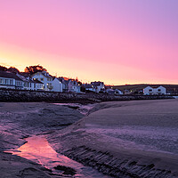 Buy canvas prints of Instow sunrise at Low tide by Tony Twyman