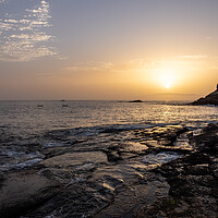 Buy canvas prints of Sunset over La Gomera by Tony Twyman