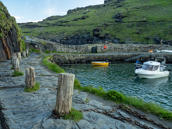 Harbour wall at Boscastle Picture Board by Tony Twyman