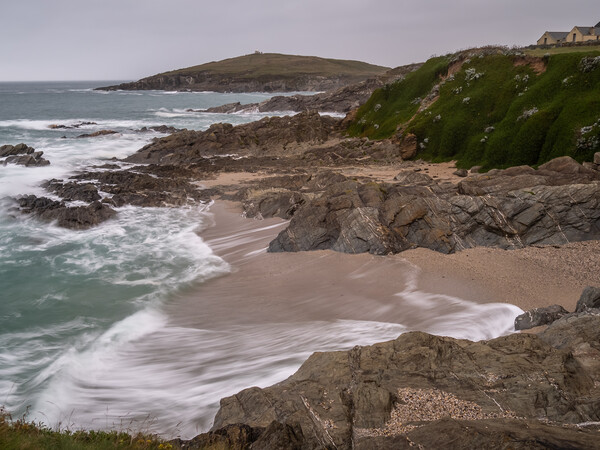 Rugged Cornish coast Picture Board by Tony Twyman