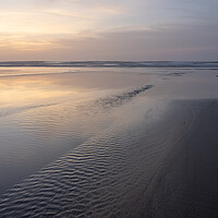 Buy canvas prints of Beautiful Devon beach sunset by Tony Twyman