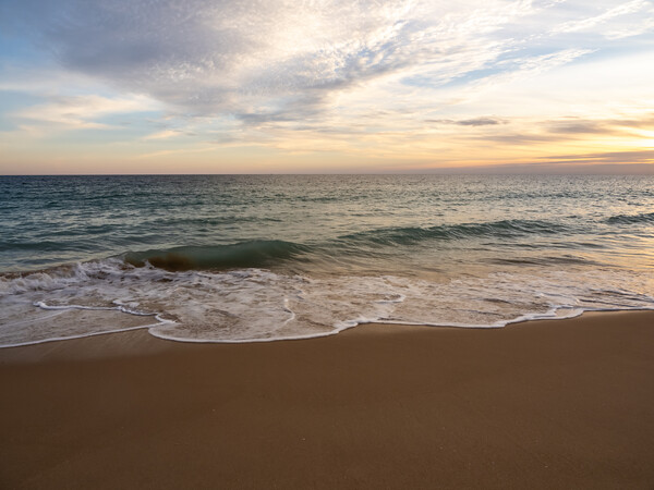 Alvor beach sunset Picture Board by Tony Twyman