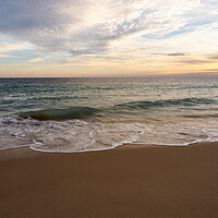 Buy canvas prints of Alvor beach sunset by Tony Twyman