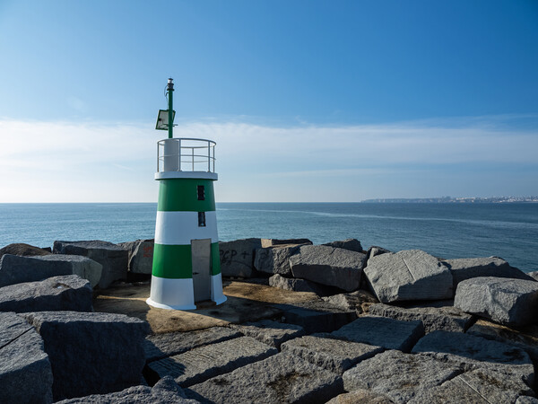 Alvor estuary lighthouse Picture Board by Tony Twyman