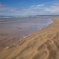 Buy canvas prints of Westward Ho! beach with sea view in North Devon by Tony Twyman