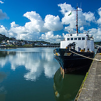 Buy canvas prints of MS Oldenburg moored at Bideford Quay in Devon by Tony Twyman