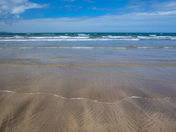 Westward Ho! shoreline on the North Devon coast Picture Board by Tony Twyman