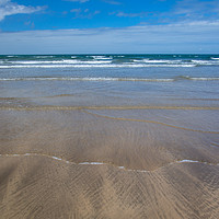 Buy canvas prints of Westward Ho! shoreline on the North Devon coast by Tony Twyman