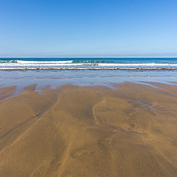 Buy canvas prints of Sandymouth beach near Bude in Cornwall by Tony Twyman