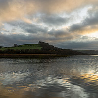 Buy canvas prints of sunrise clouds on the River Torridge at Bideford by Tony Twyman