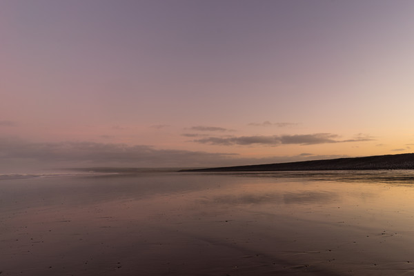 Sunrise on a deserted Westward Ho beach Picture Board by Tony Twyman