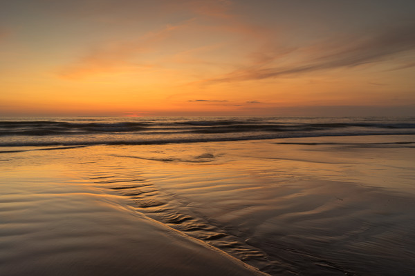 Westward Ho beach sunset Picture Board by Tony Twyman