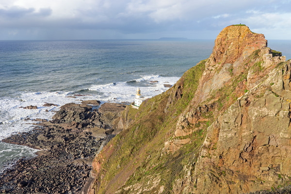 Hartland Point Lighthouse Picture Board by Tony Twyman