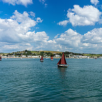 Buy canvas prints of Yachts on the Torridge estuary by Tony Twyman